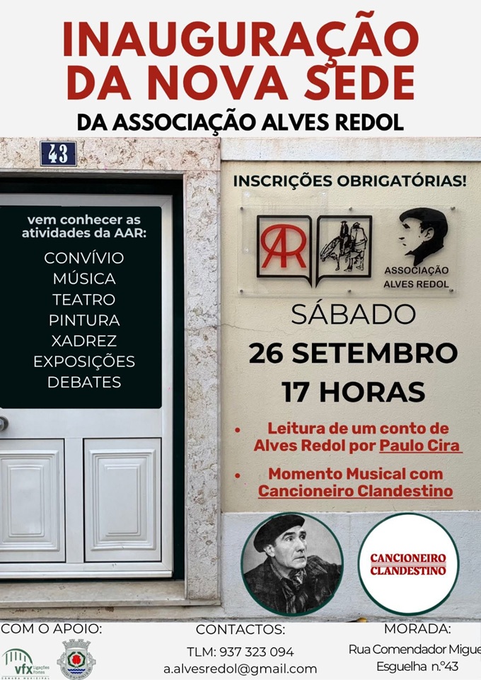Inauguração da Nova Sede da Associação Alves Redol